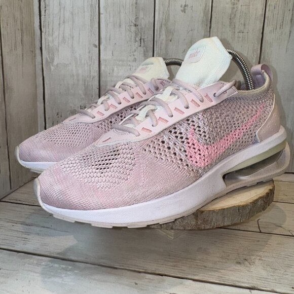 Nike Air Max Flyknit Racer Soft Pink Pearl FJ4577-100 Women’s Size 8.5 EUC - Picture 2 of 7